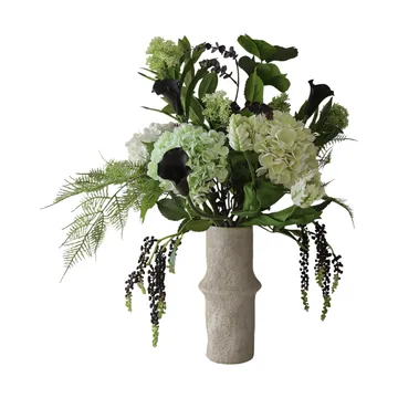 Moonlit Garden bouquet artificiale - Ortensia-tulipano pappagallo-calla, 106 cm, 17 pz - Botané