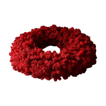 Moss Wreath corona di muschio - Red, Ø40 cm - Botané