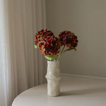 Ortensia fiore artificiale - Bordeaux scuro, 60 cm, 1 pz - Botané