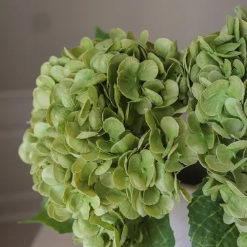 Ortensia fiore artificiale - Verde muschio, 51 cm, 1 pz - Botané