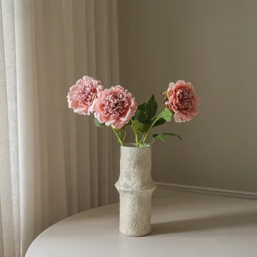 Peonia artificiale - Rosa polveroso, 56 cm, 1 pz - Botané
