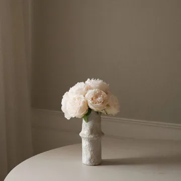 Peonie bouquet artificiale - Mini, cream 10 pz - Botané