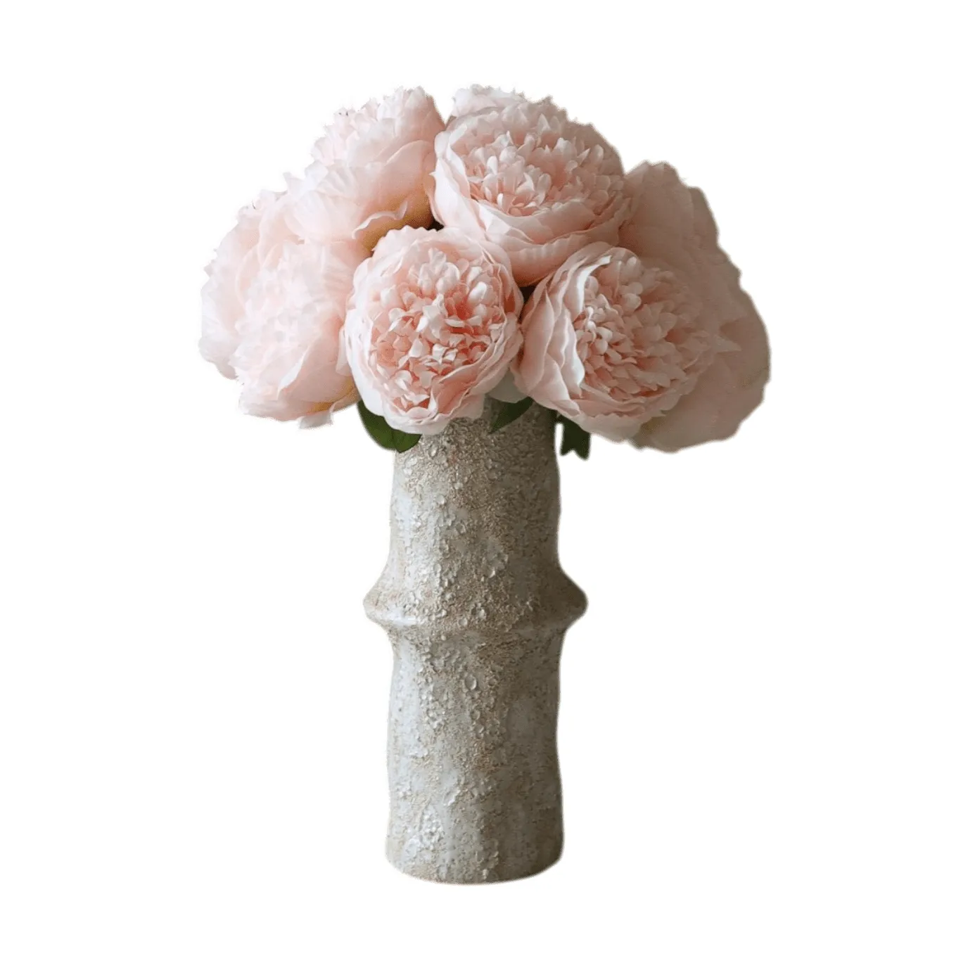 Peonie bouquet artificiale, Mini, rosa chiaro 10 ts Botané