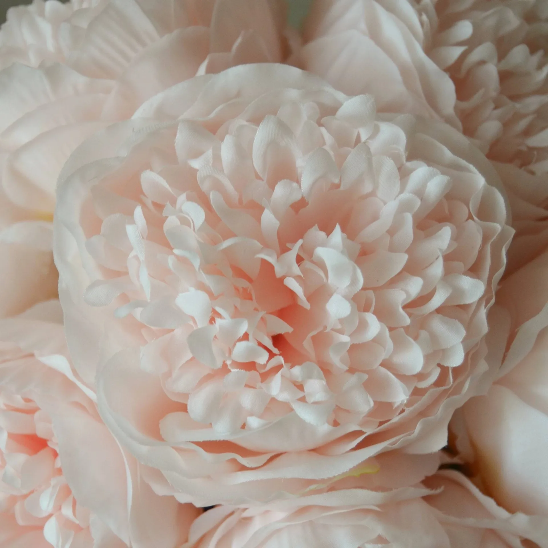 Peonie bouquet artificiale, Mini, rosa chiaro 10 ts Botané