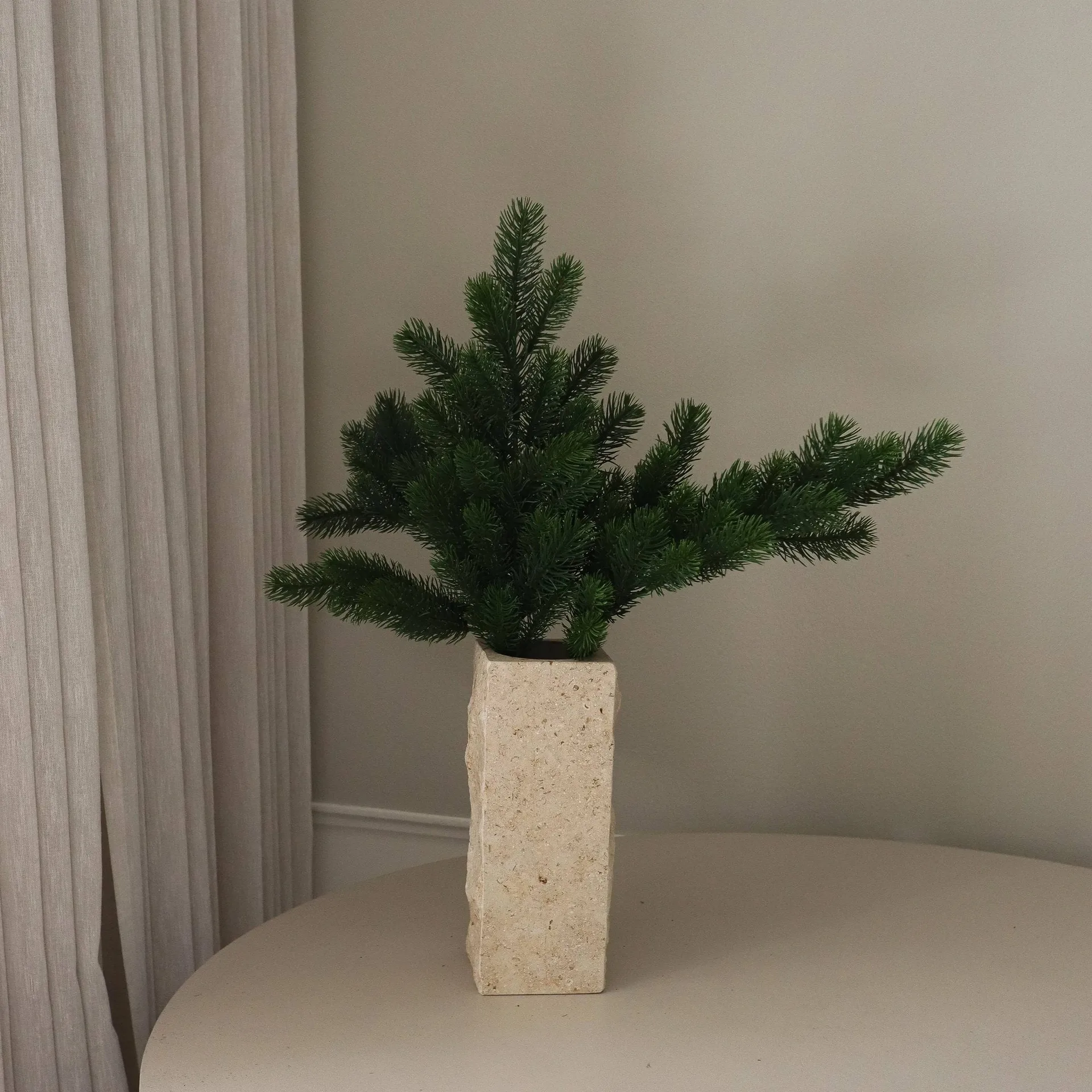 Ramo di pino artificiale, Verde, 65 cm Botané