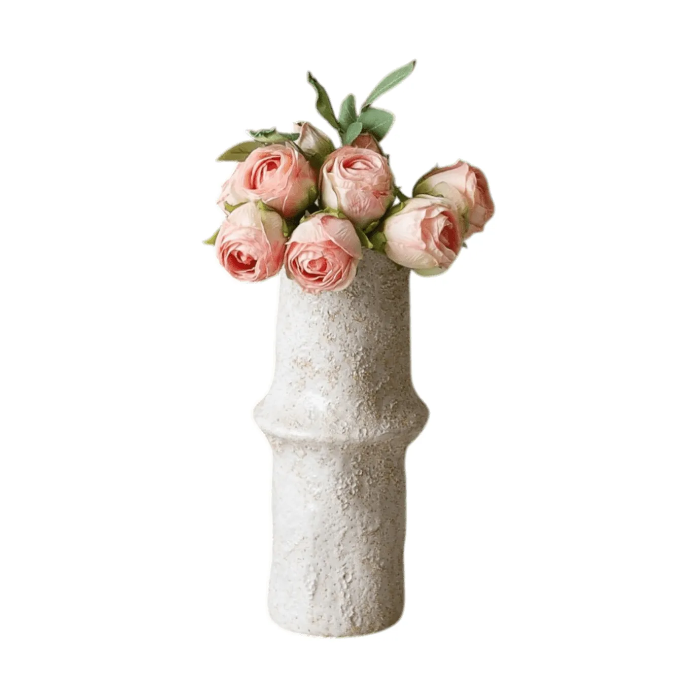 Rose bouquet artificiale, Mini, rosa chiaro 10 pz Botané