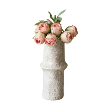 Rose bouquet artificiale - Mini, rosa chiaro 10 pz - Botané