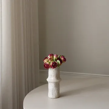 Rose bouquet artificiale - Mini, rosso 10 pz - Botané