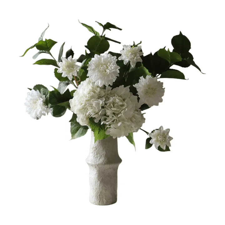 Soft Serve bouquet artificiale - Ortensia-dalia, 8 pz - Botané