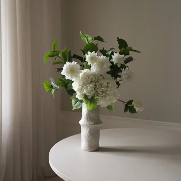 Soft Serve bouquet artificiale - Ortensia-dalia, 8 pz - Botané