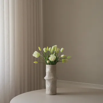 Tulipani, bouquet artificiale misto - Bianco, 20 pz - Botané