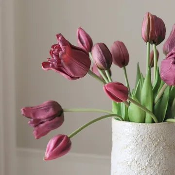 Tulipani, bouquet artificiale misto - Viola, 20 pz - Botané