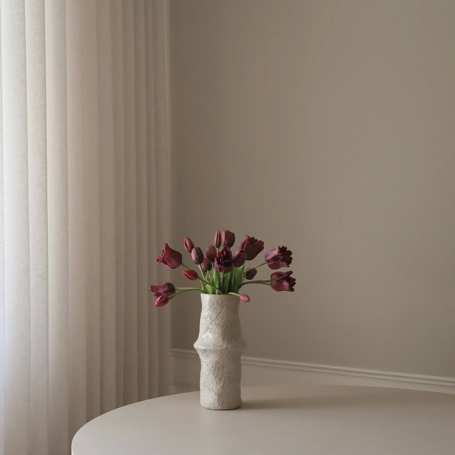Tulipani, bouquet artificiale misto, Viola, 20 pz Botané