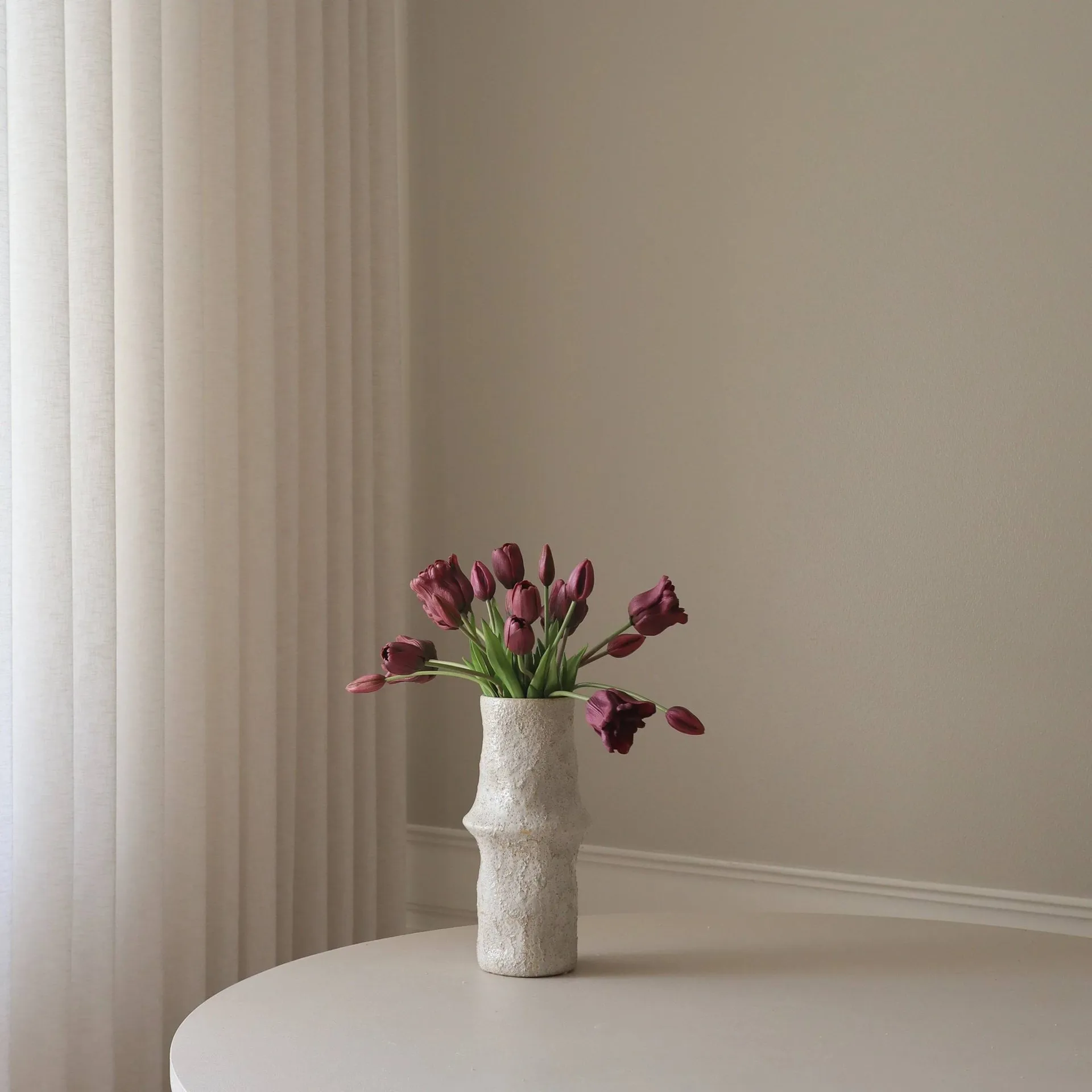 Tulipani, bouquet artificiale misto, Viola, 20 pz Botané