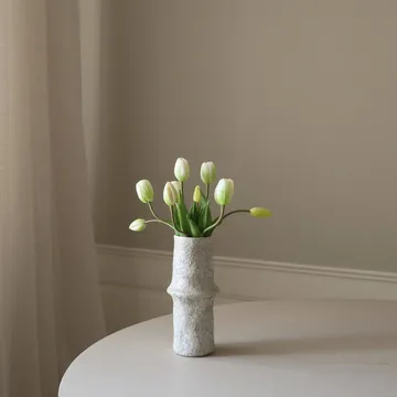 Tulipani finti bouquet - Bianco, 10 pz - Botané