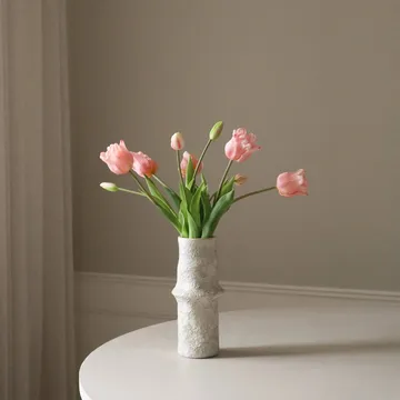 Tulipani Triumph bouquet artificiale - Rosa chiaro, 10 pz - Botané