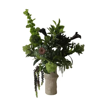 Verdant Noir bouquet artificiale - Calla-crisantemo ragno-girasole autunnale, 92 cm, 13 pz - Botané