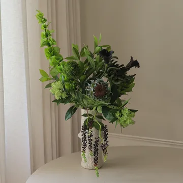 Verdant Noir bouquet artificiale - Calla-crisantemo ragno-girasole autunnale, 92 cm, 13 pz - Botané