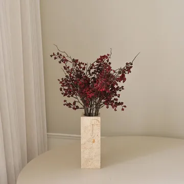 Wild Berry bouquet artificiale - Rami di bacche rosso scuro, 66 cm - Botané