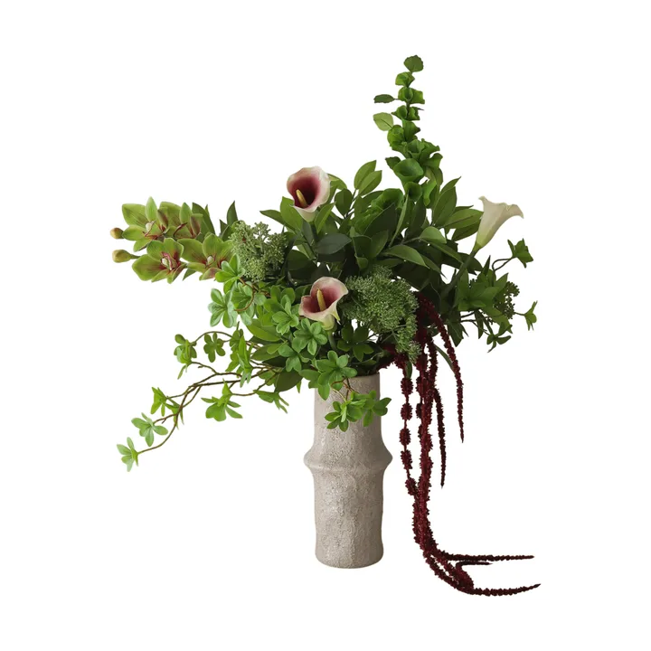 Wild Grove bouquet artificiale - Calla-orchidea cymbidium-carota selvatica, 112 cm, 16 pz - Botané