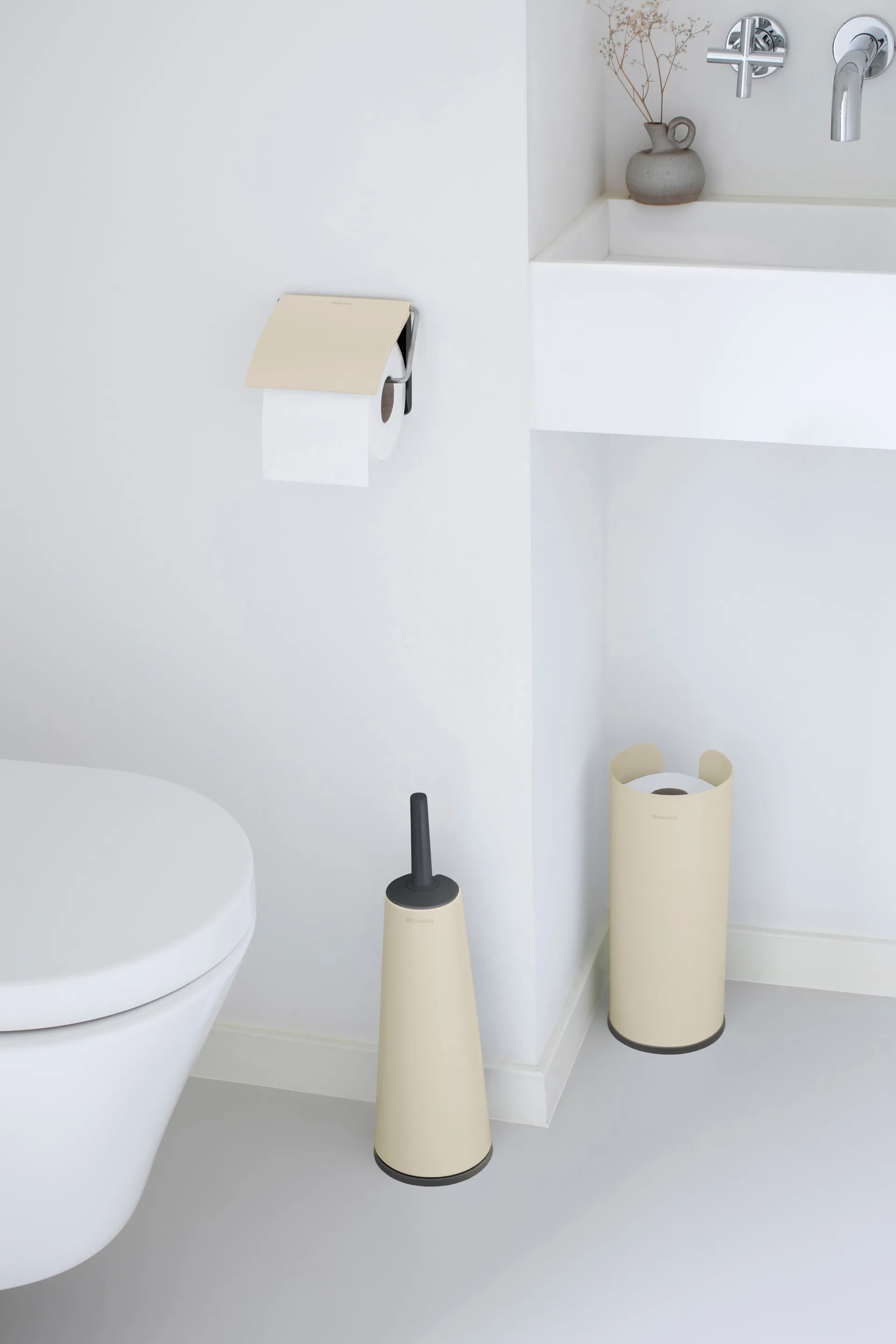 Accessori da bagno Brabantia ReNew, set da 3, Beige Chiaro Brabantia