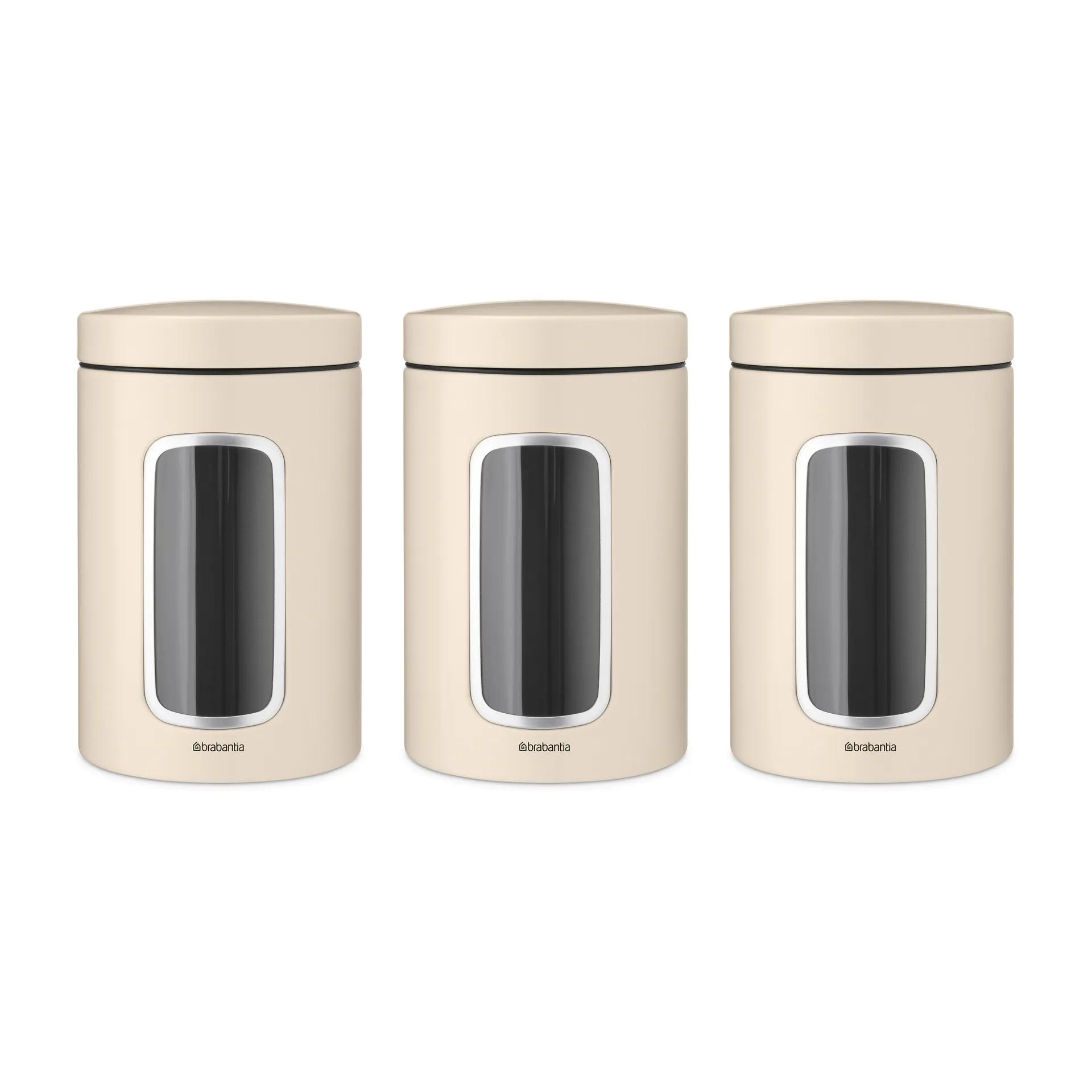 Barattolo da 1,4 litri Brabantia confezione da 3, Soft beige Brabantia