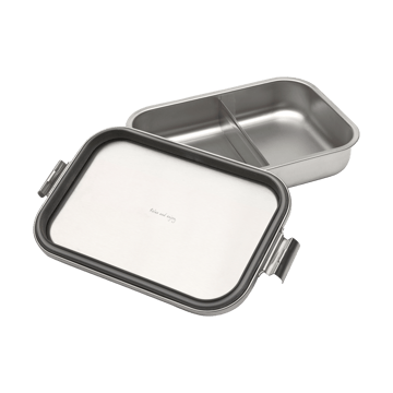 Bentobox Make & Take in acciaio, grande - Acciaio inox opaco - Brabantia