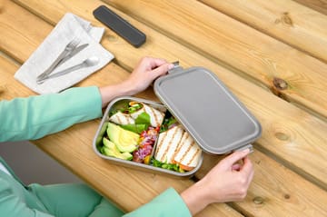 Bentobox Make & Take in acciaio, grande - Acciaio inox opaco - Brabantia