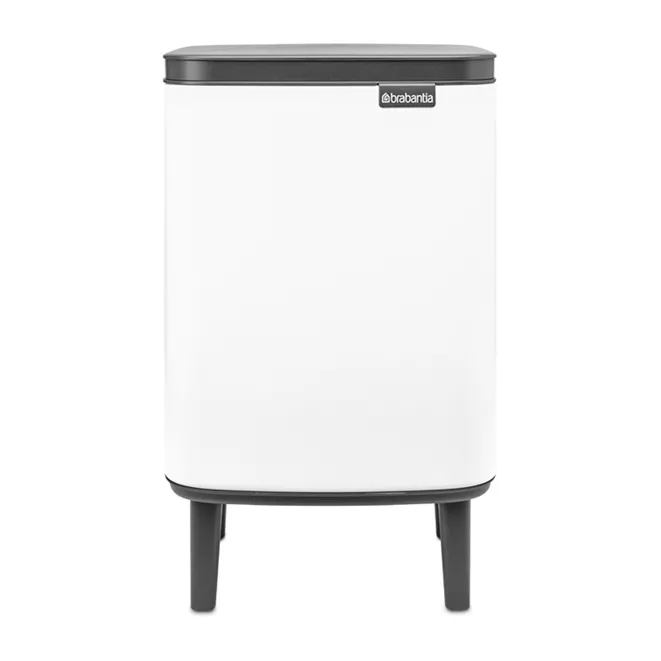 Cestino per la pattumiera Bo, alto, 7 L, Bianco Brabantia