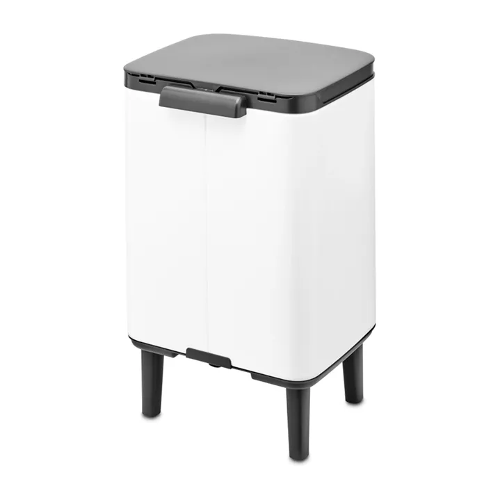 Cestino per la pattumiera Bo, alto, 7 L, Bianco Brabantia