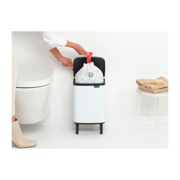 Cestino per la pattumiera Bo, alto, 7 L, Bianco Brabantia