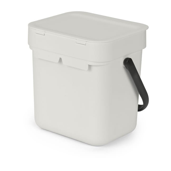Cestino per rifiuti Sort & Go 3 L, Grigio chiaro Brabantia