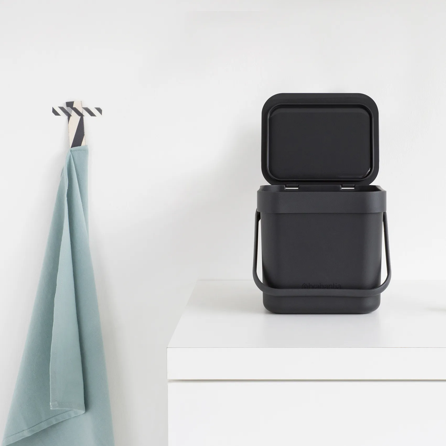 Cestino per rifiuti Sort & Go 3 L, Grigio Brabantia