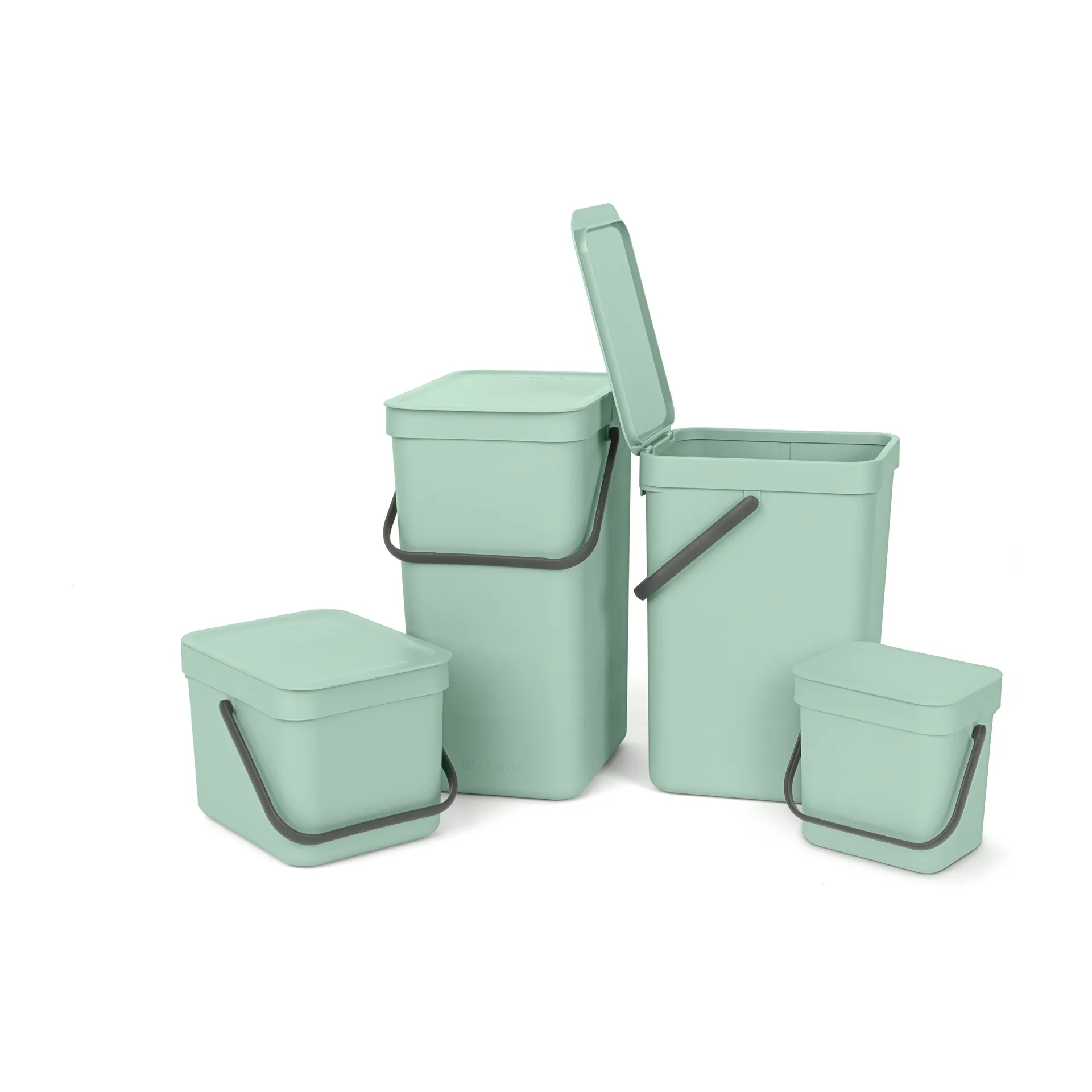 Cestino per rifiuti Sort & Go 3 L, Jade green Brabantia