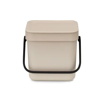 Cestino per rifiuti Sort & Go 3 L - Soft Beige - Brabantia