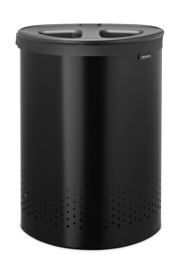 Cesto per la biancheria Brabantia Selector 55 L - Nero opaco - Brabantia