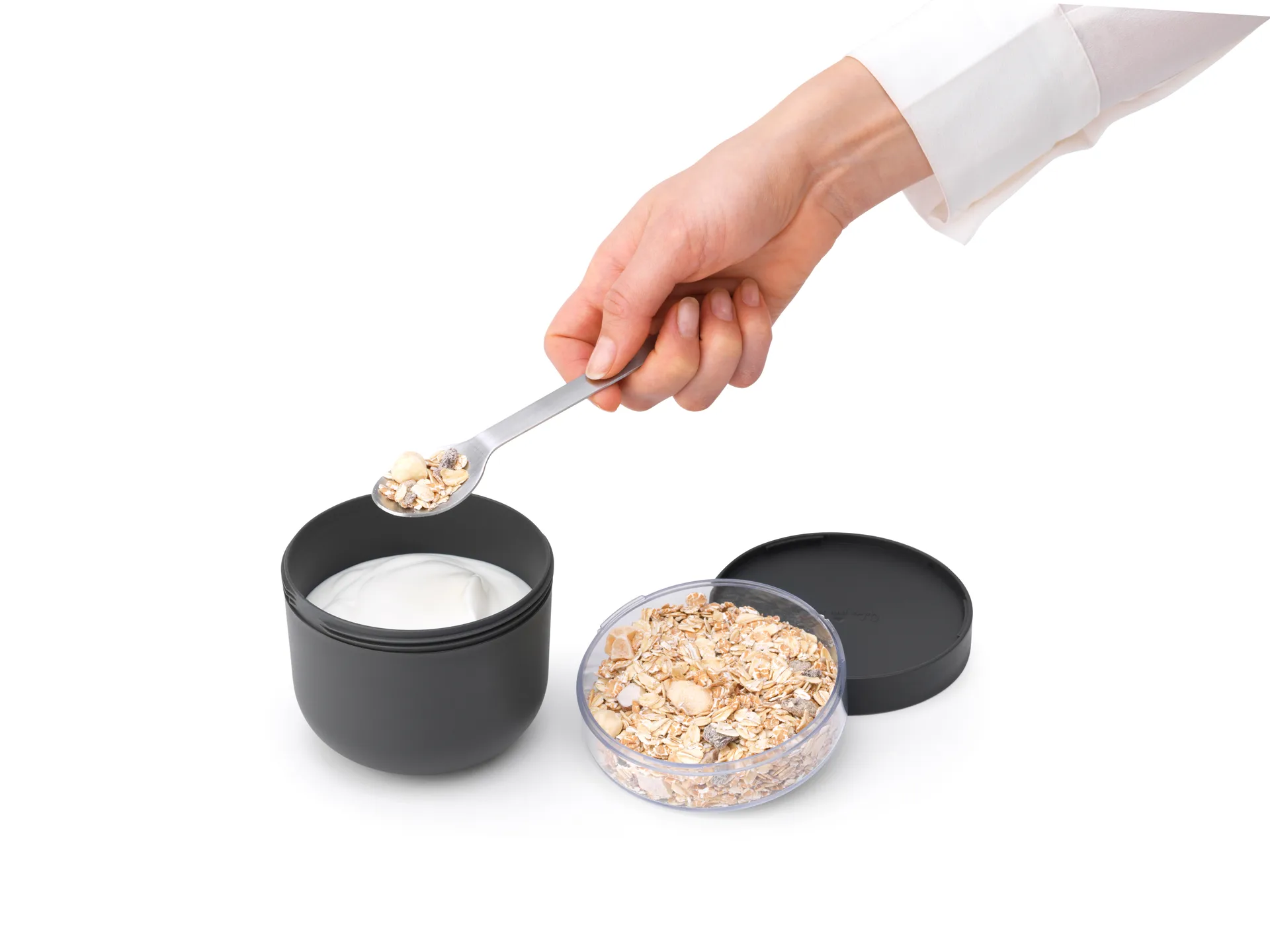 Ciotola per la colazione Make & Take 0.5 L, Grigio scuro Brabantia