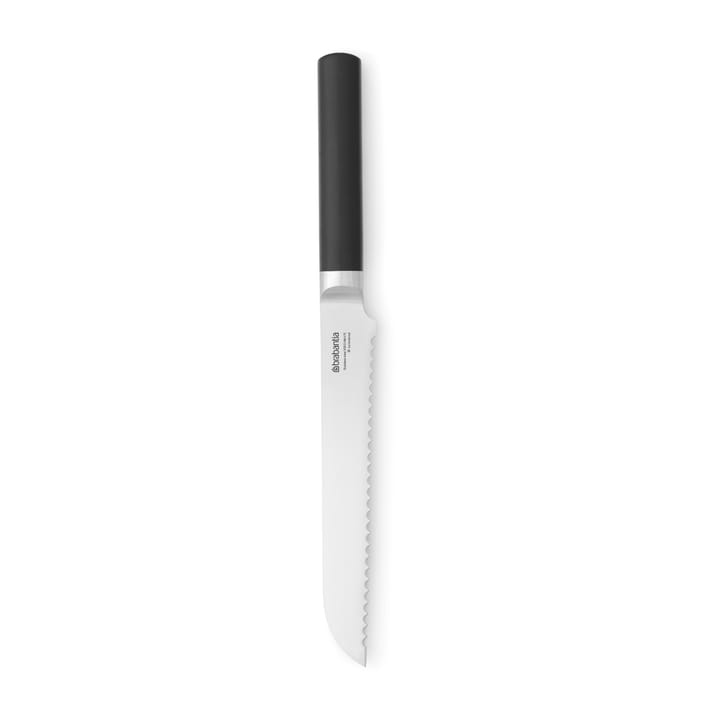 Coltello da pane Profile 35 cm - nero-acciaio inossidabile - Brabantia