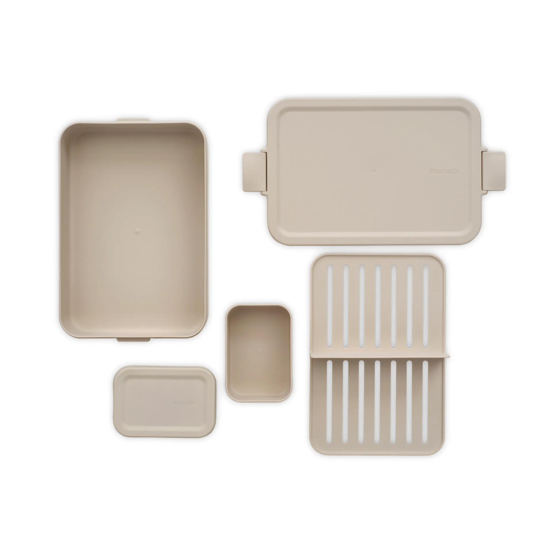 Contenitore per il pranzo Make & Take, grande, 2 L, Beige Soft Brabantia