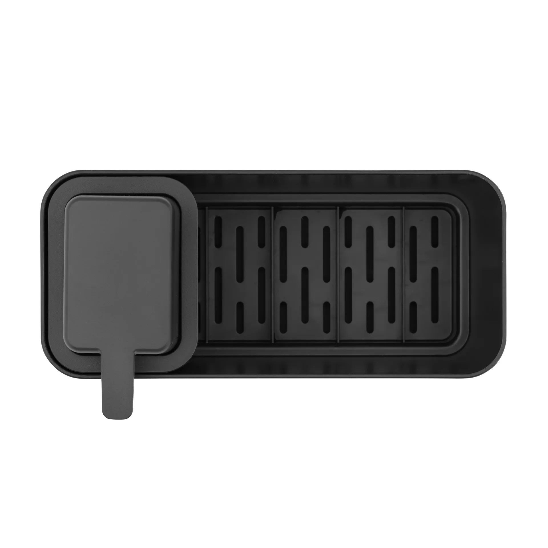 Organizer per lavello da cucina Brabantia con dispenser di sapone, grigio scuro Brabantia