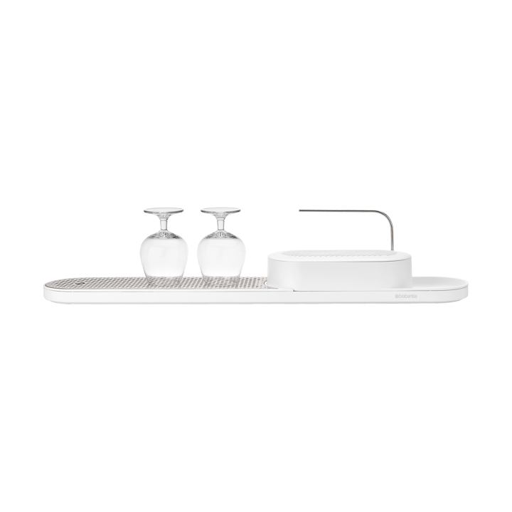 Organizzatore per lavello SinkStyle, set di 2 pezzi, Mineral fresh white Brabantia