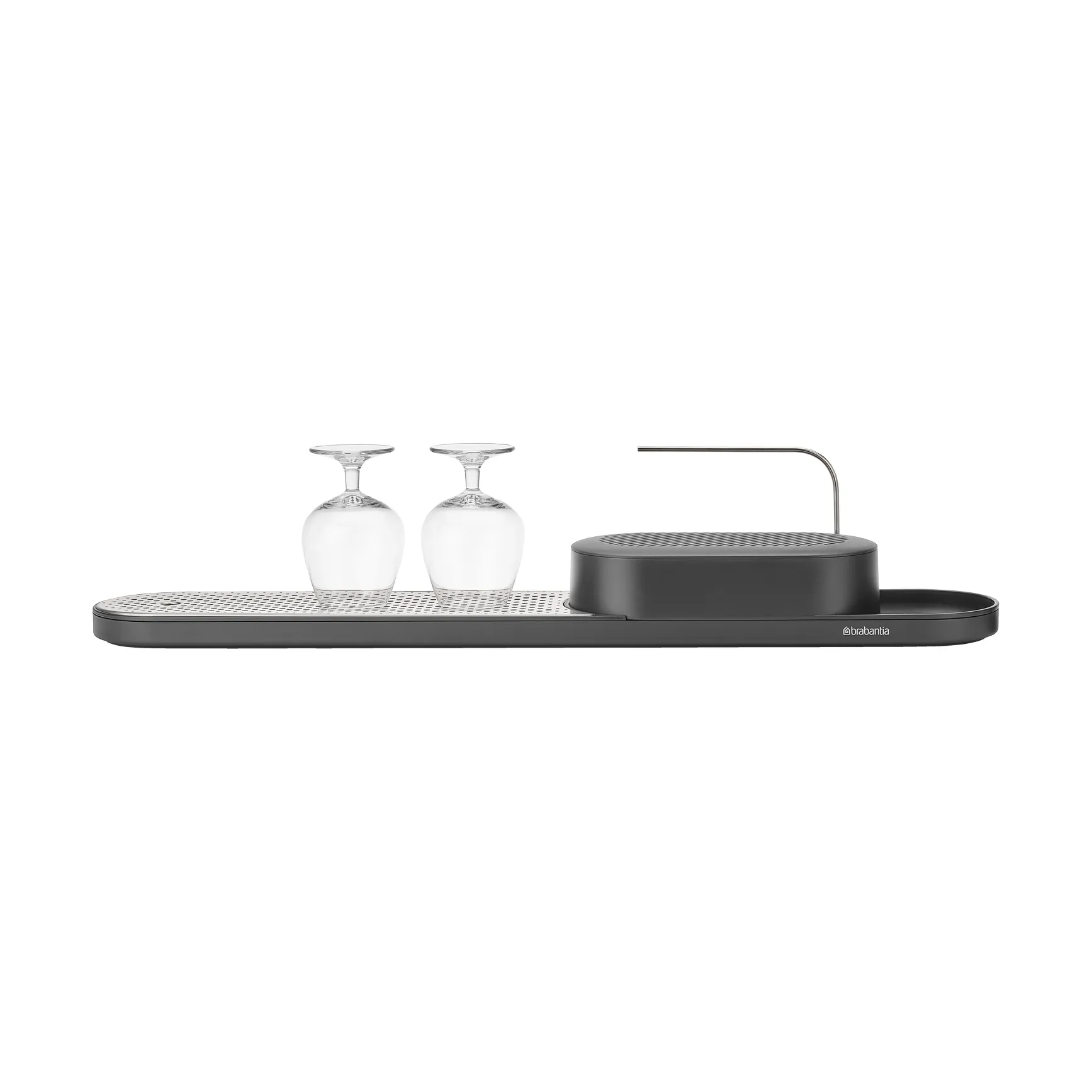 Organizzatore per lavello SinkStyle, set di 2 pezzi, Mineral infinite grey Brabantia