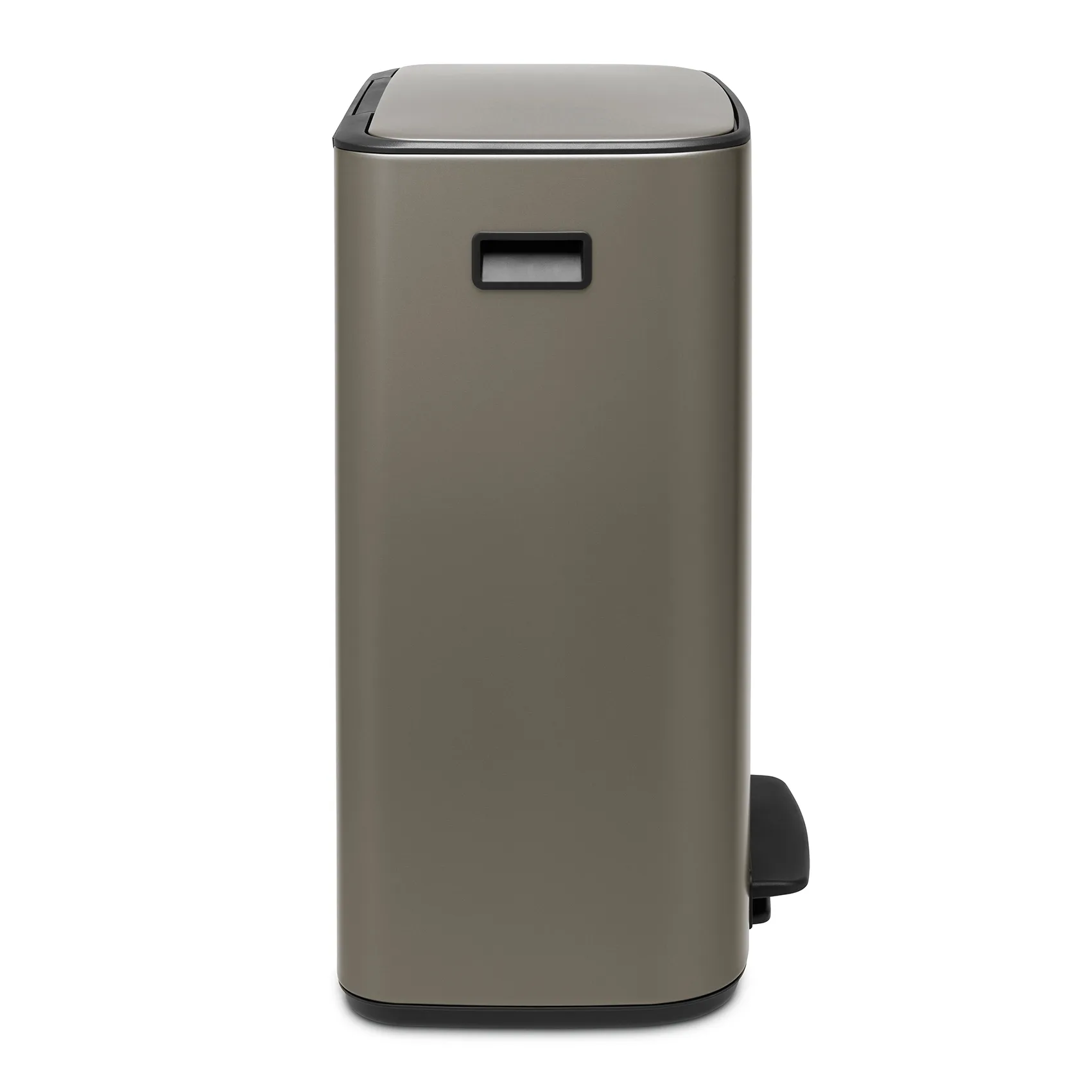 Pattumiera a pedale 2x30 L, Platinum Brabantia