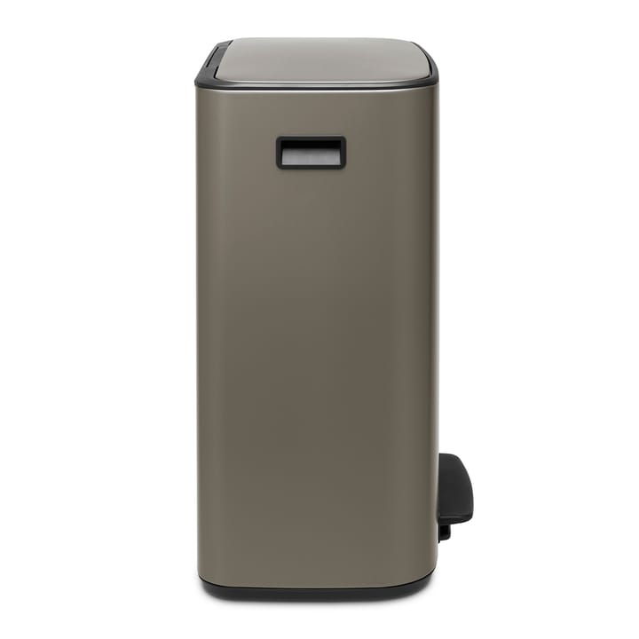 Pattumiera a pedale 2x30 L - Platinum - Brabantia