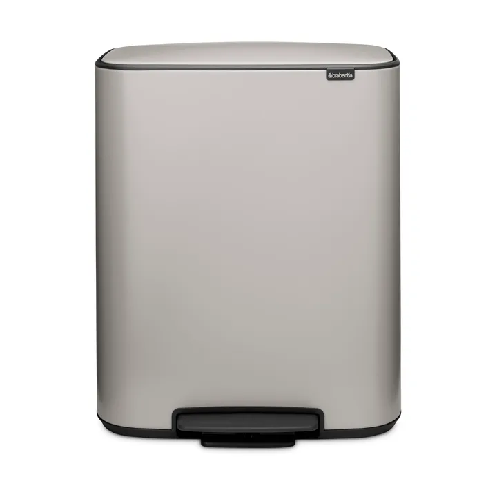 Pattumiera a pedale 2x30 L - Soft grey - Brabantia