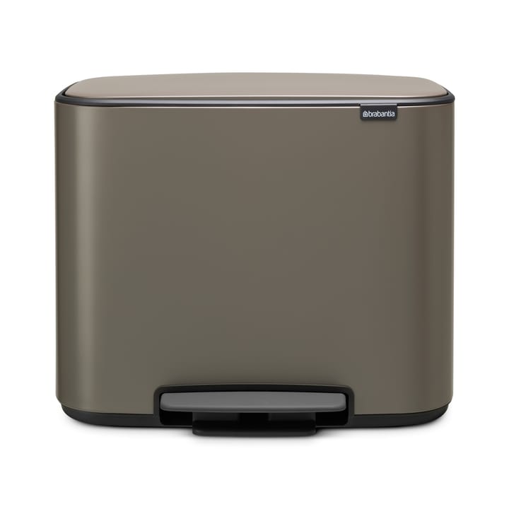 Pattumiera a pedale Bo 11+23 L - platinum - Brabantia