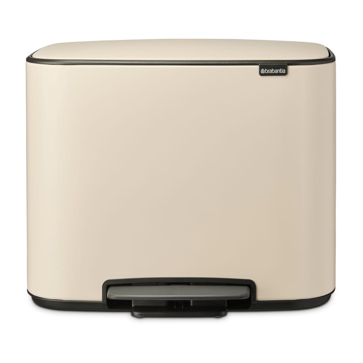 Pattumiera a pedale Bo 11+23 L - Soft beige - Brabantia