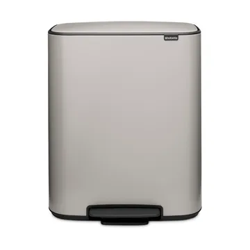 Pattumiera a pedale Bo 60 L - Soft grey - Brabantia