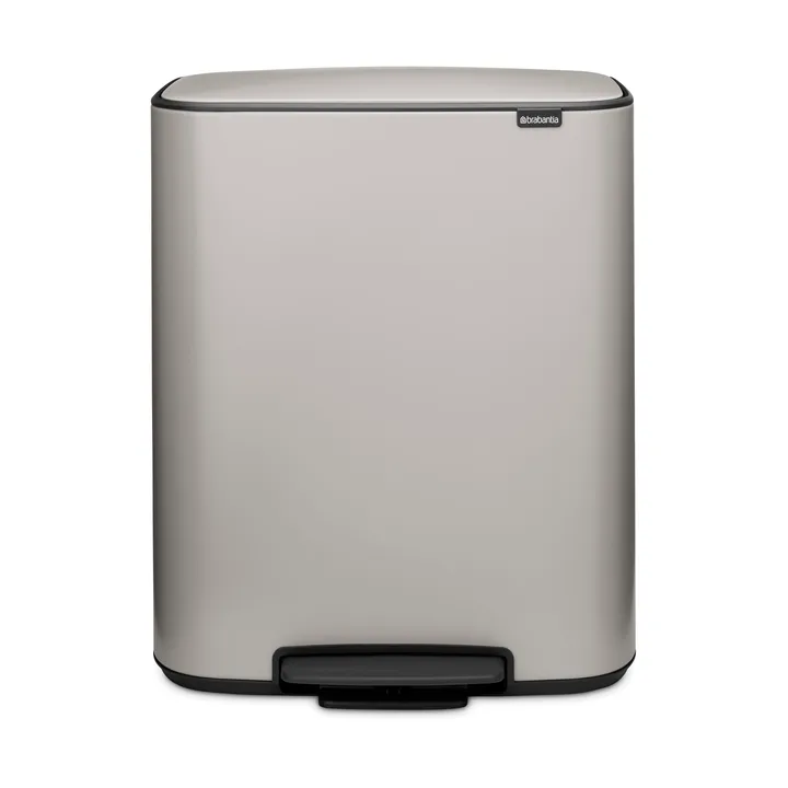 Pattumiera a pedale Bo 60 L - Soft grey - Brabantia