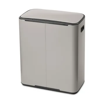 Pattumiera a pedale Bo 60 L - Soft grey - Brabantia
